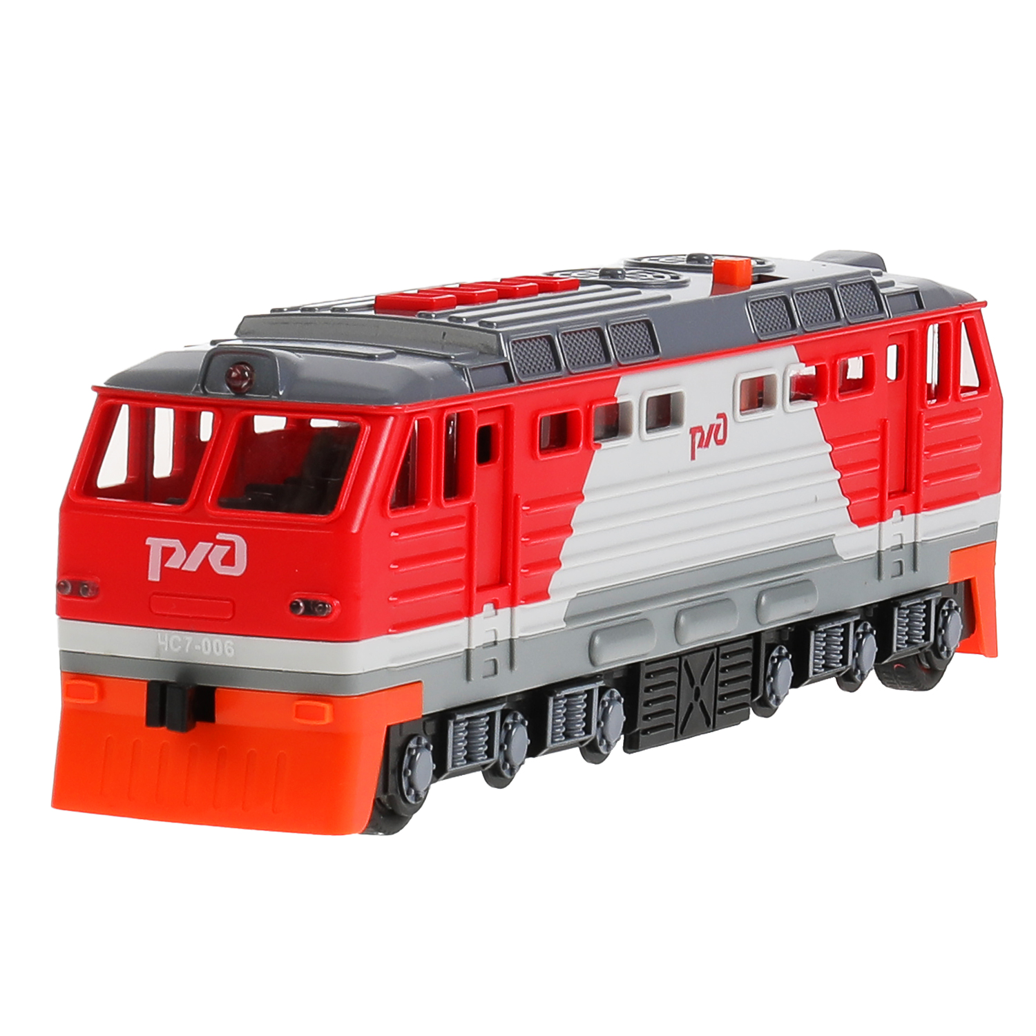 Машинка Технопарк LOCO-30PLRZD-RDGY Тепловоз РЖД 30 см