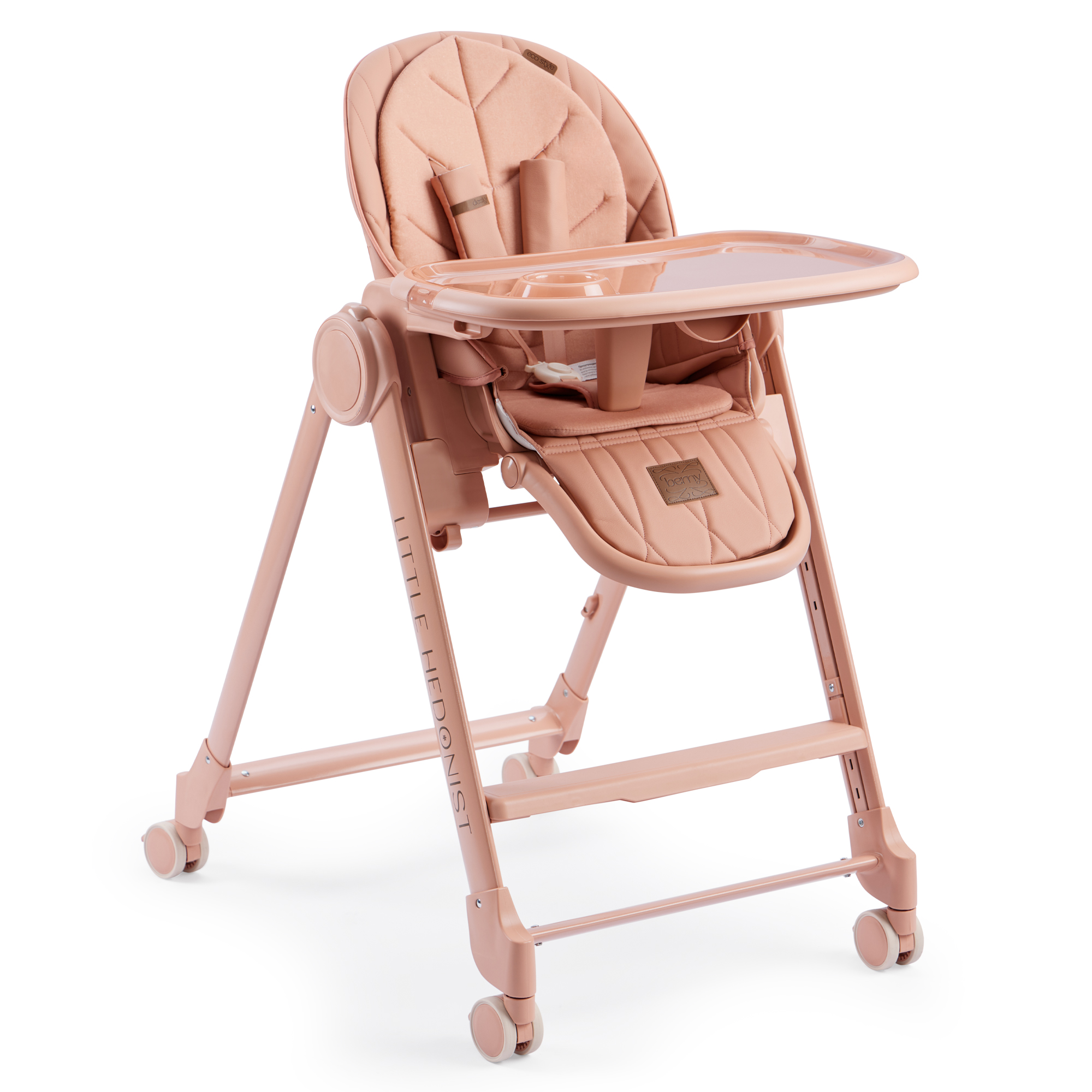 Стул для кормления Happy Baby Berny Lux Beige-Red - фото 14