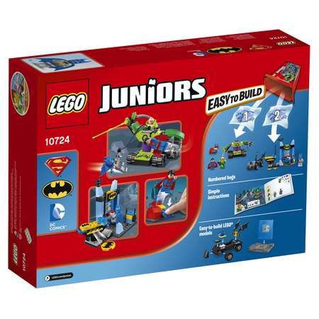 Конструктор LEGO Juniors Бэтмен и Супермен против Лекса Лютора (10724)