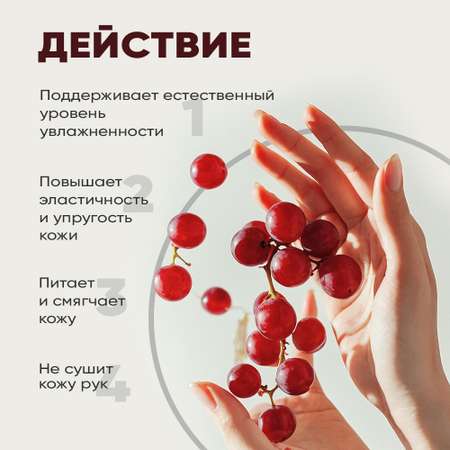 Жидкое мыло для рук с дозатором EDEN Detox Red Wine 300мл