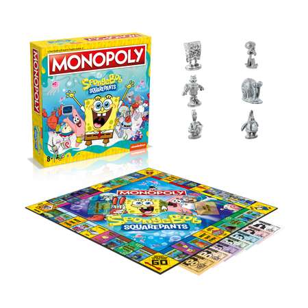 Настольная игра Winning Moves Монополия Spongebob Squarepants Губка Боб на английском языке