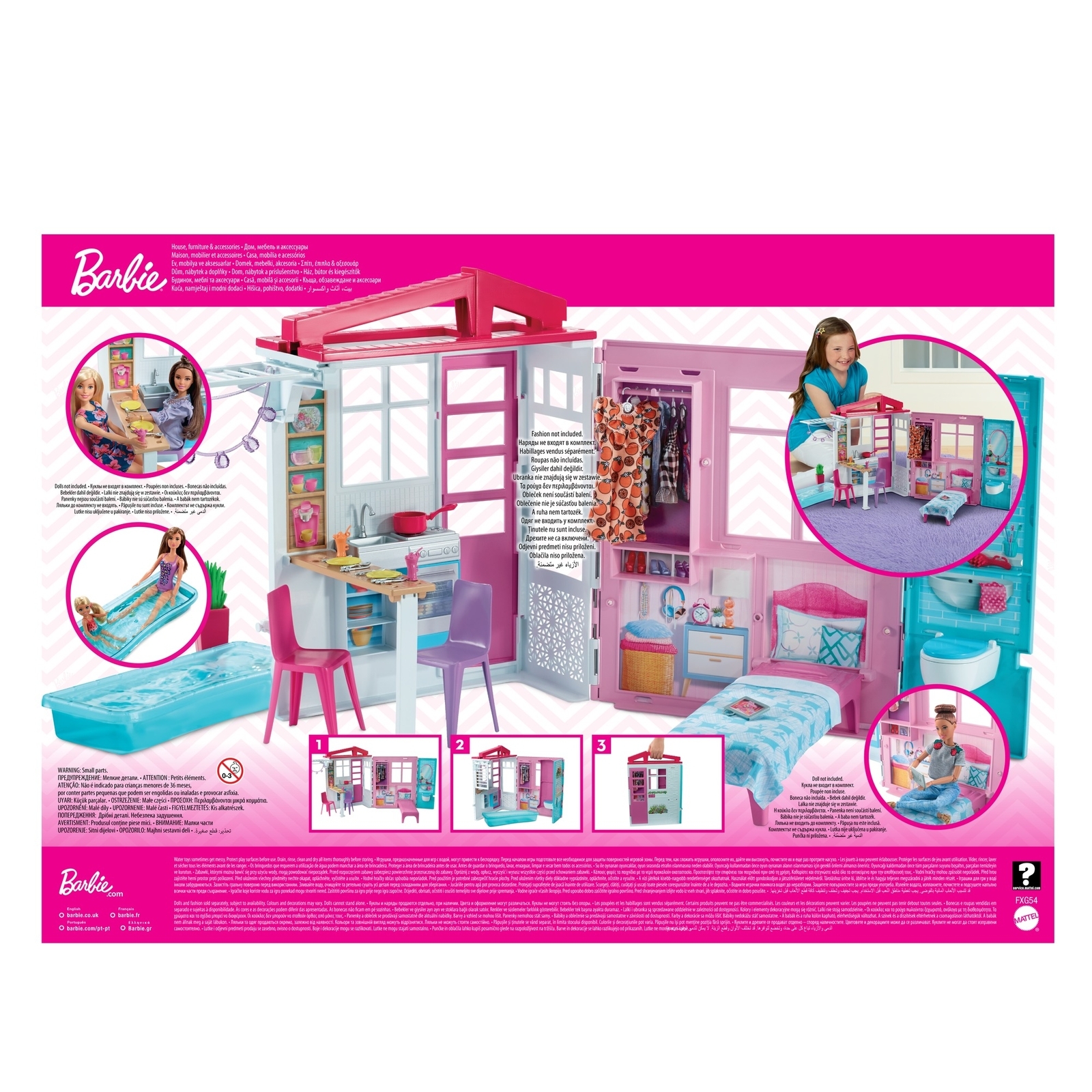 Домик для кукол Barbie FXG54 - фото 4