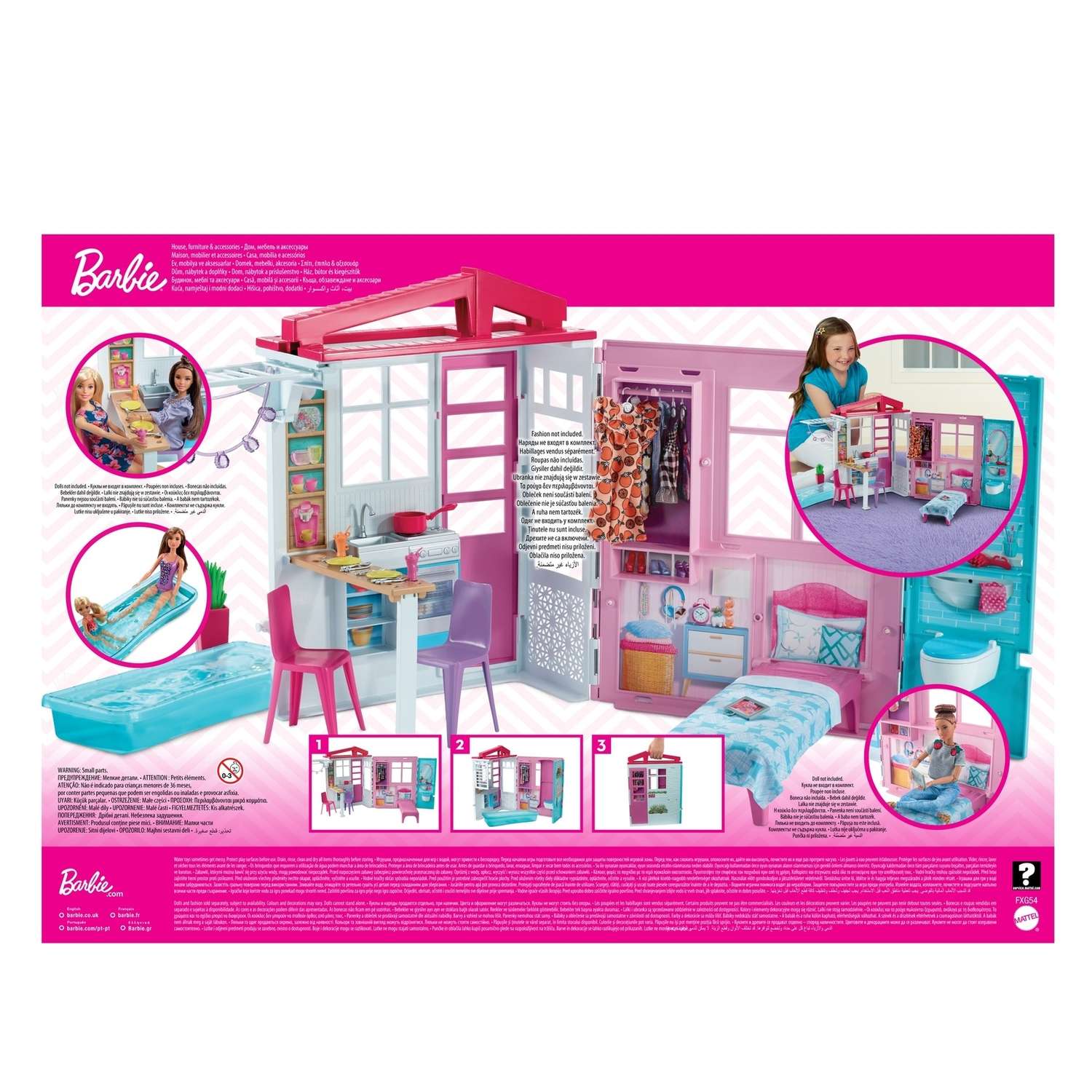 Набор игровой Barbie Кукольный дом FXG54 FXG54 - фото 4