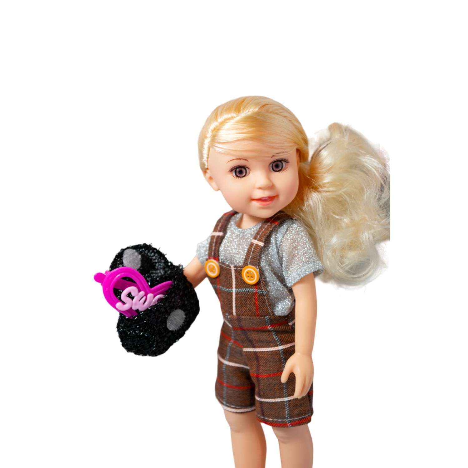 Кукла для девочек Valori Музыкальная и с аксессуарами EPT664820-коричневый - фото 1
