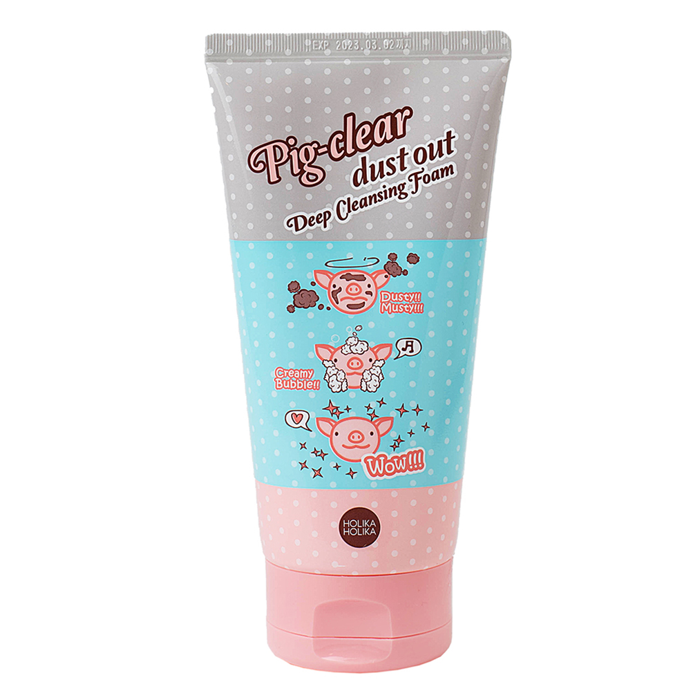 Пенка для лица Holika Holika Очищающая Pig-clear dust out Deep Cleansing Foam 150 мл - фото 1