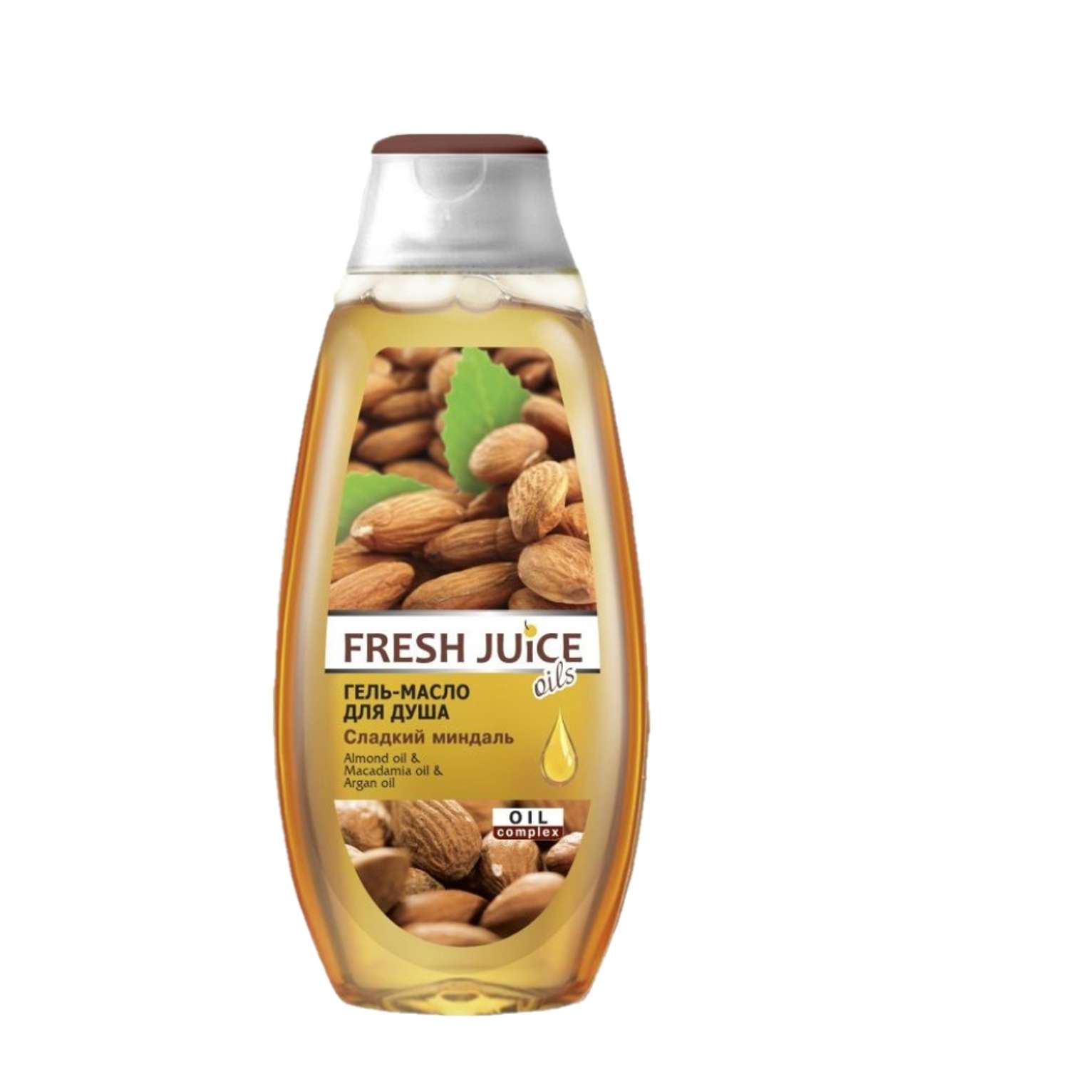 Крем-гель для душа Fresh Juice МП  Сладкий Миндаль 400 мл - фото 1
