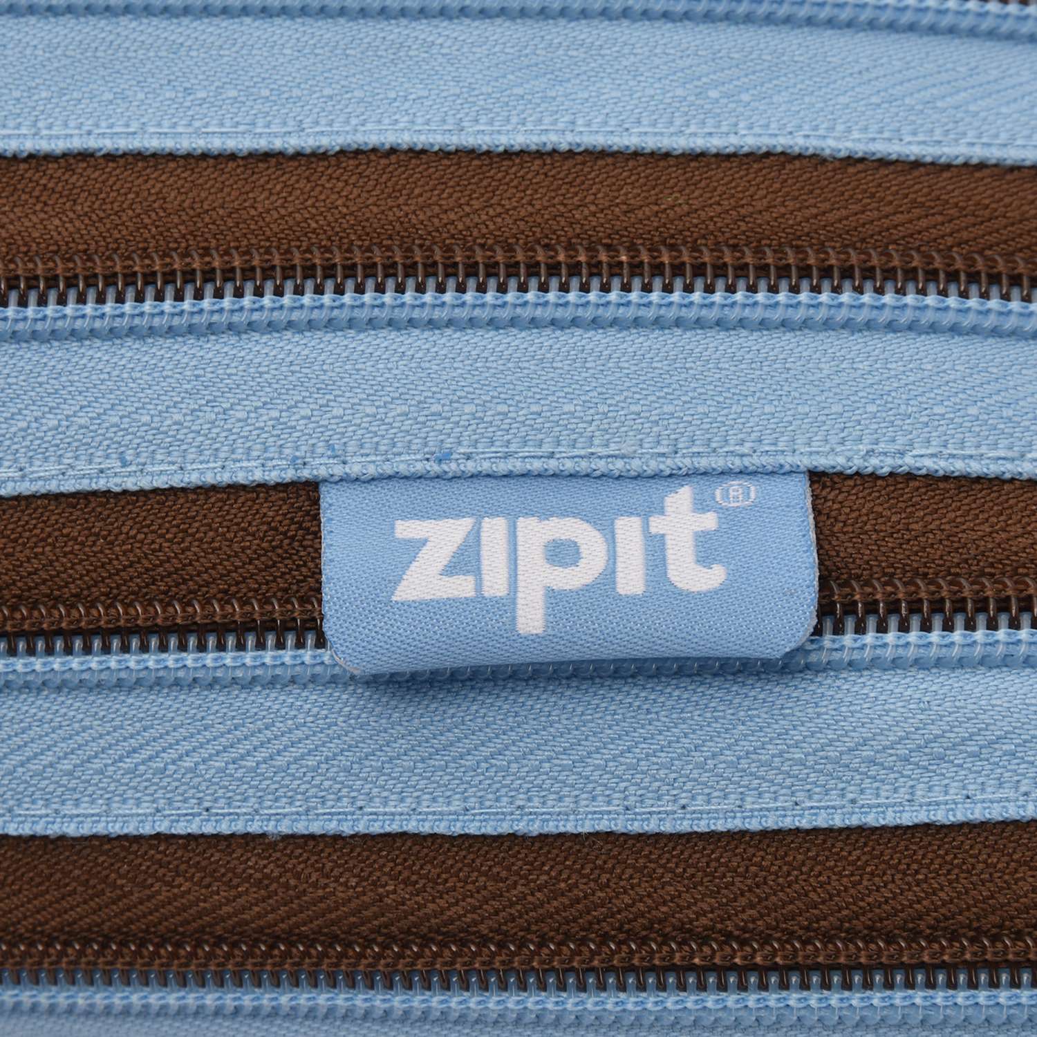 Сумка Zipit Medium Shoulder Bag Ocean Blue & Soft Brown - фото 4