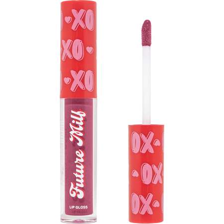 Блеск для губ Beauty Bomb тон 01 фиолетовый с блестками