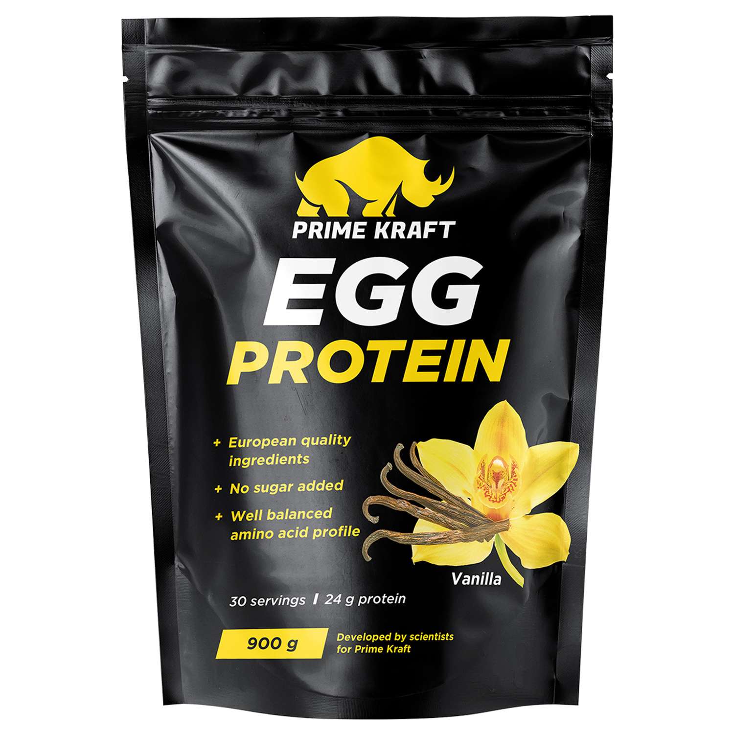 Протеин яичный Prime Kraft Egg Protein ваниль 900г - фото 1