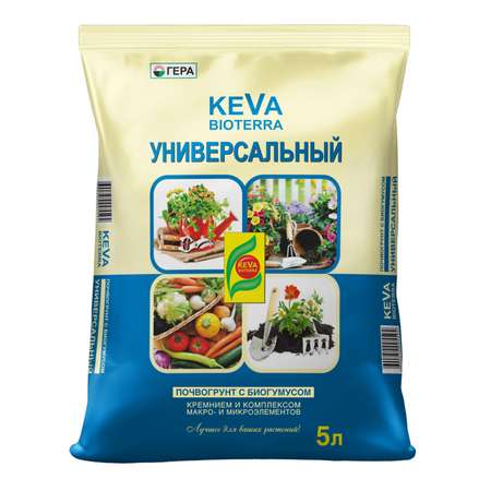 Почвогрунт Гера Keva Bioterra универсальный 5л