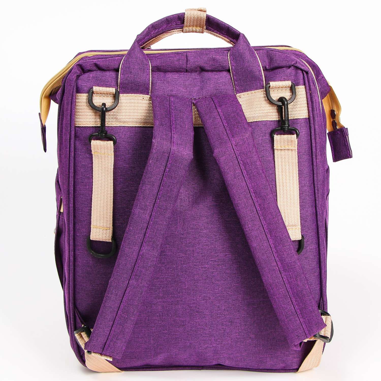 Сумка-рюкзак Sima-Land с пеленальным ковриком цвет фиолетовый - фото 9
