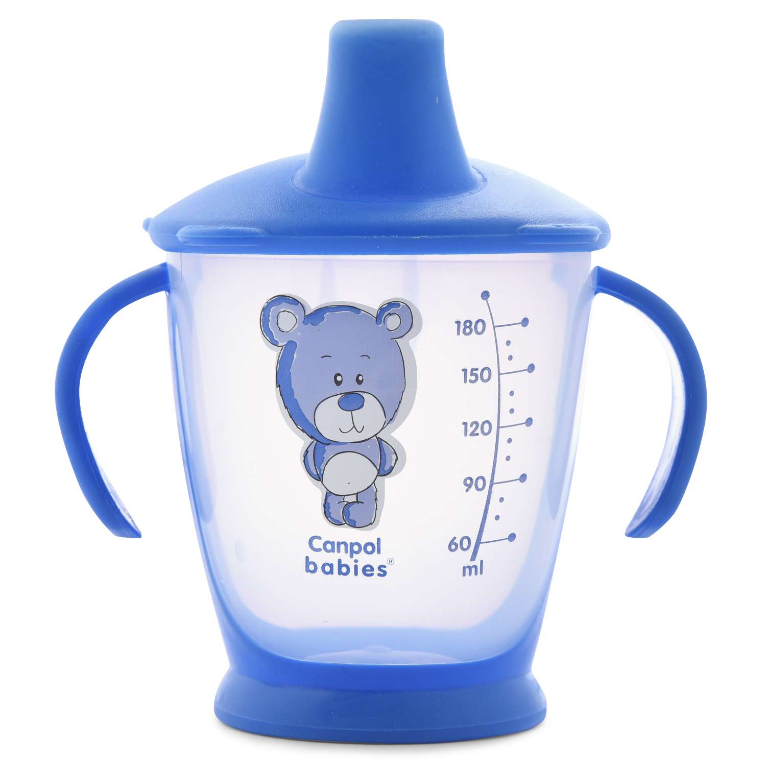 Чашка-непроливайка Canpol Babies Медвежонок 9 мес+ 180 мл в ассортименте - фото 1