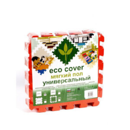 Коврики мягкие Eco cover Мягкий пол 33*33 Красный