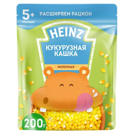 Каша молочная Heinz кукурузная 200г с 5месяцев