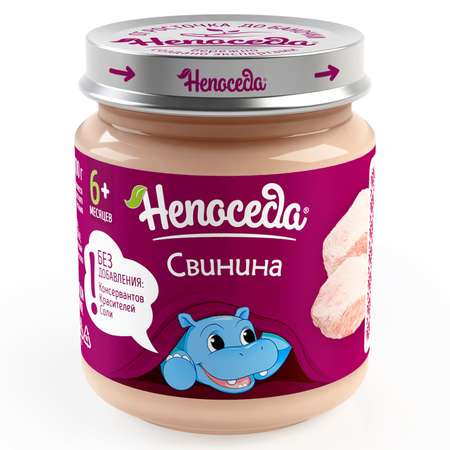 Пюре Непоседa. из свинины 95г с 6месяцев