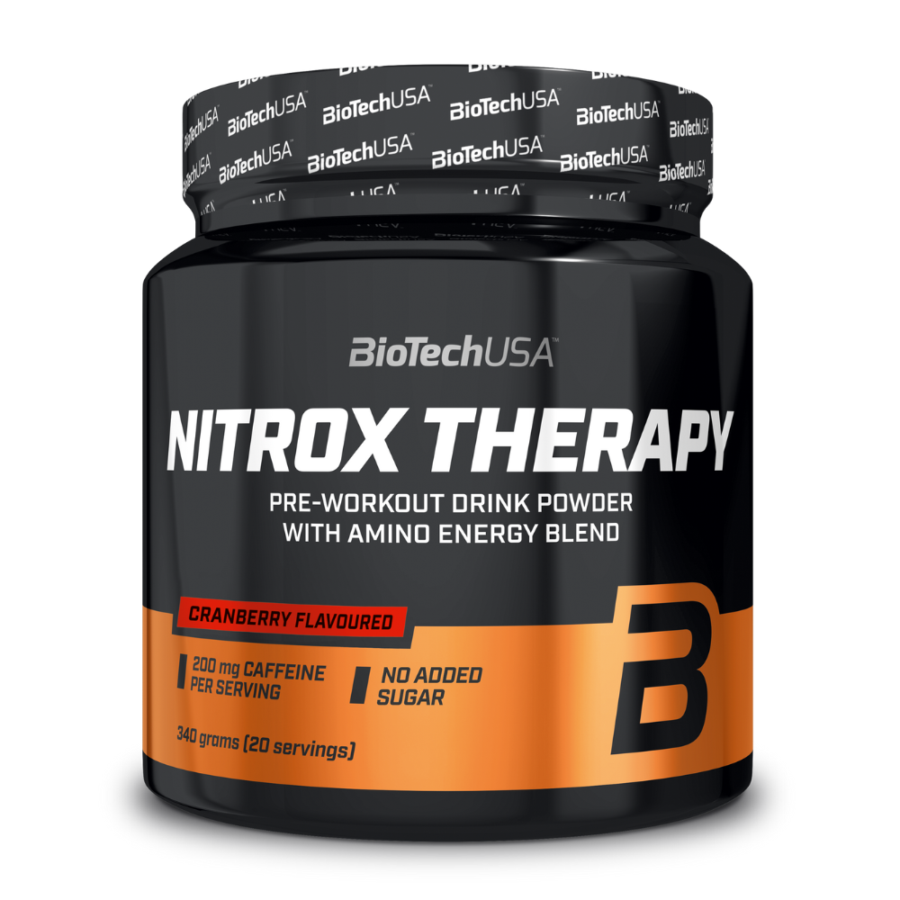 Предтренировочный комплекс BiotechUSA Nitrox Therapy 340 г. Клюква - фото 1