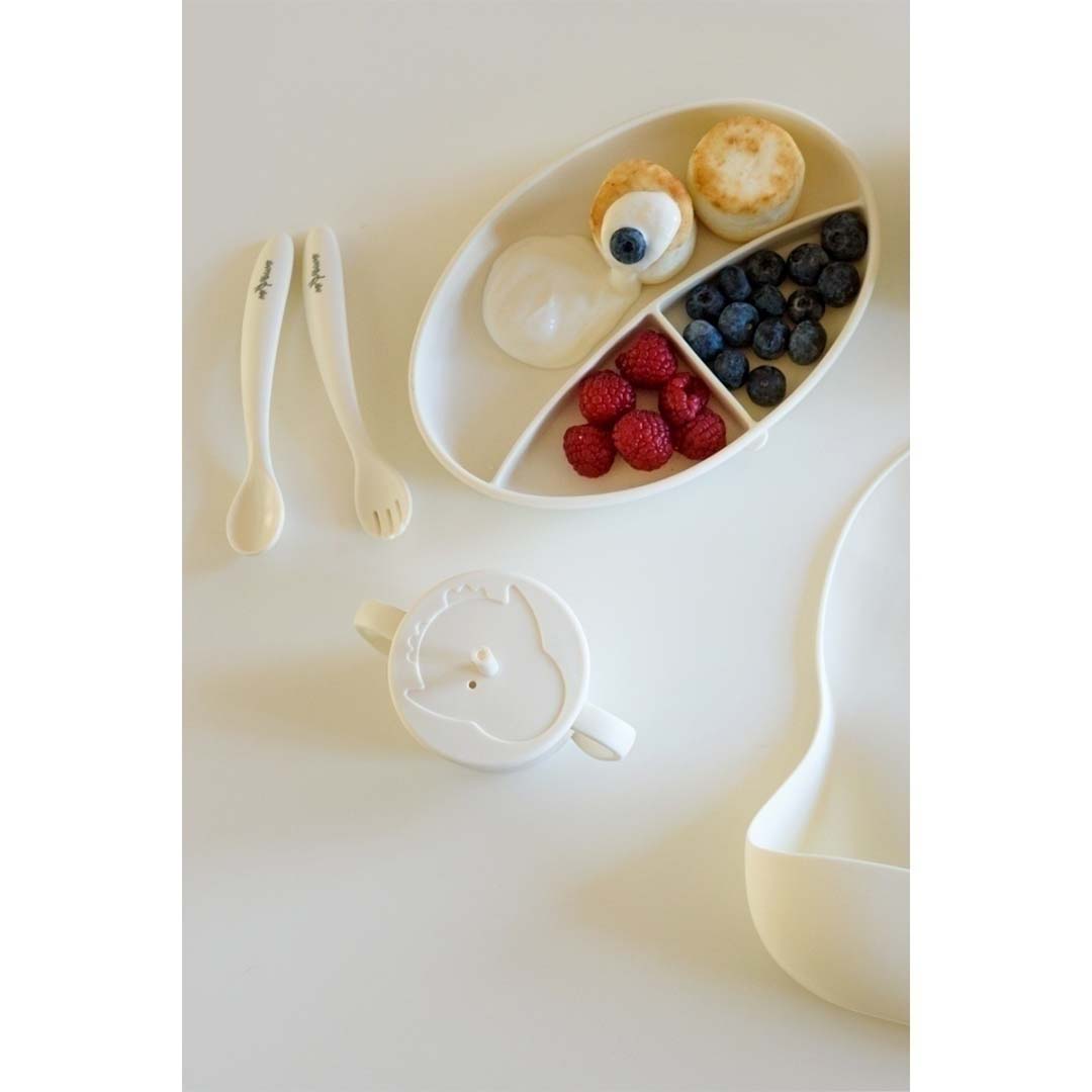 Набор для кормления Miyoumi силиконовый 5 предметов-Ivory - фото 13