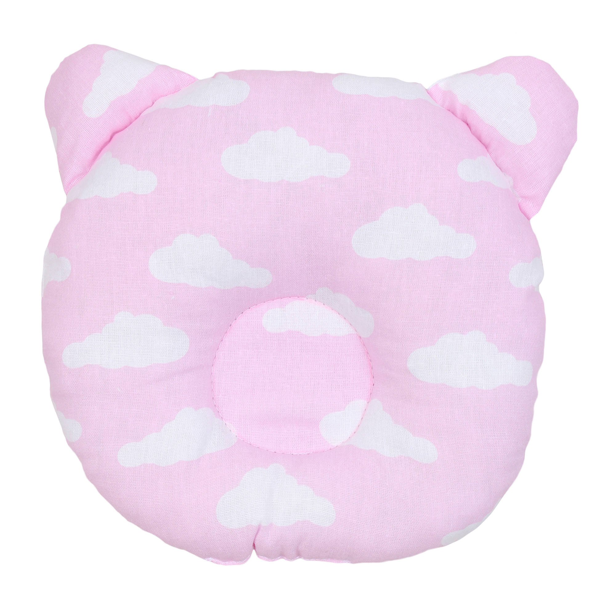 Подушка AmaroBaby анатомическая First Pillow Облака розовый - фото 1