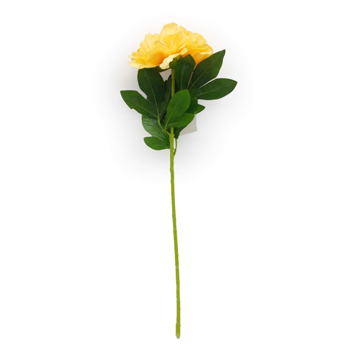 Цветок искусственный Astra Craft Георгин 60 см цвет желтый - фото 3