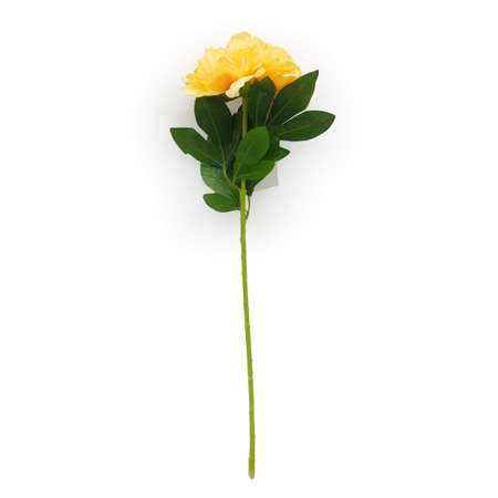 Цветок искусственный Astra Craft Георгин 60 см цвет желтый