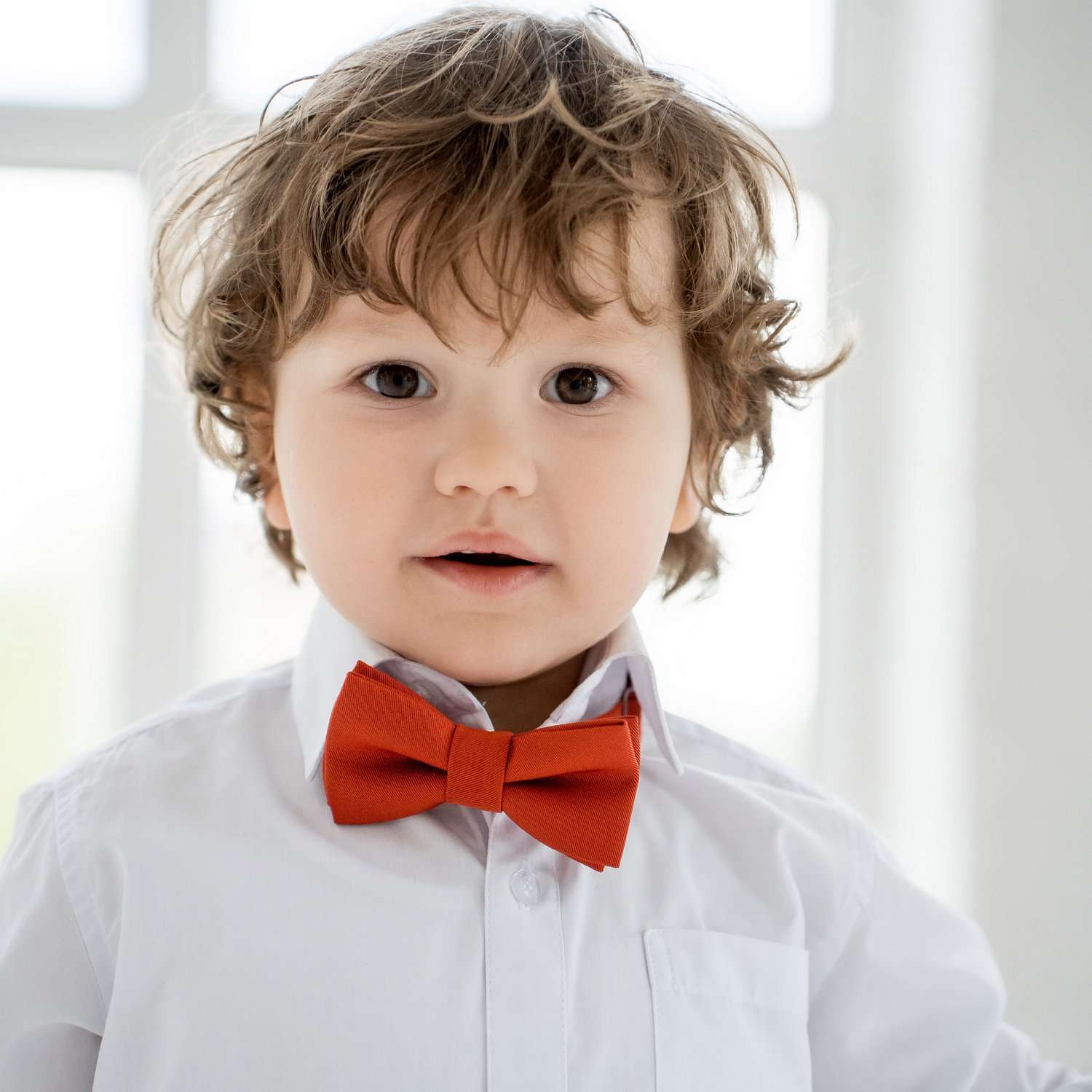 Детский хлопковый галстук-бабочка | AliExpress