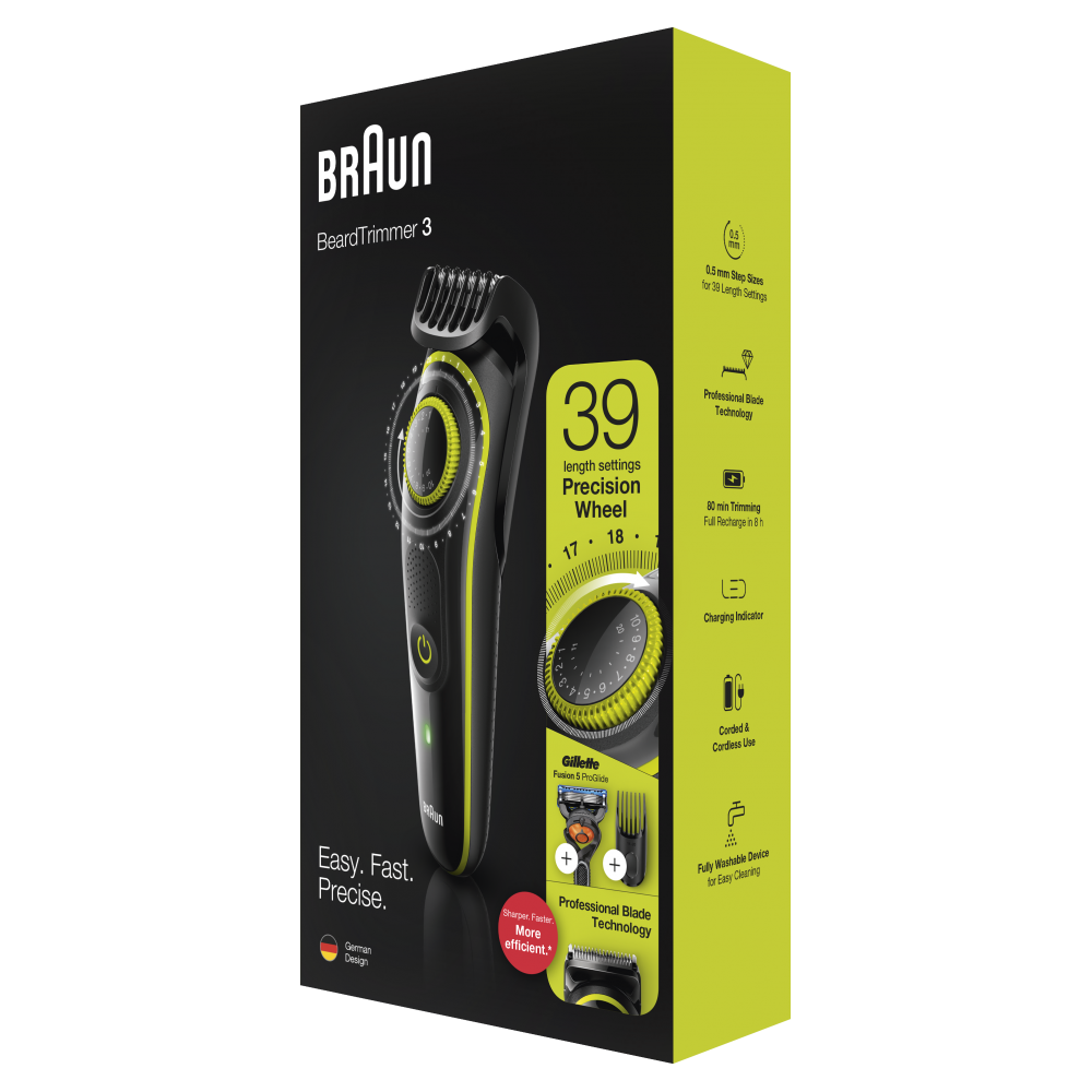 Триммер Braun для бороды BT3241 + Бритва Gillette - фото 7