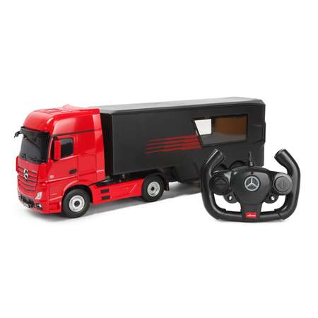 Машина Rastar РУ 1:26 Mercedes-Benz Container Truck Красная 77720