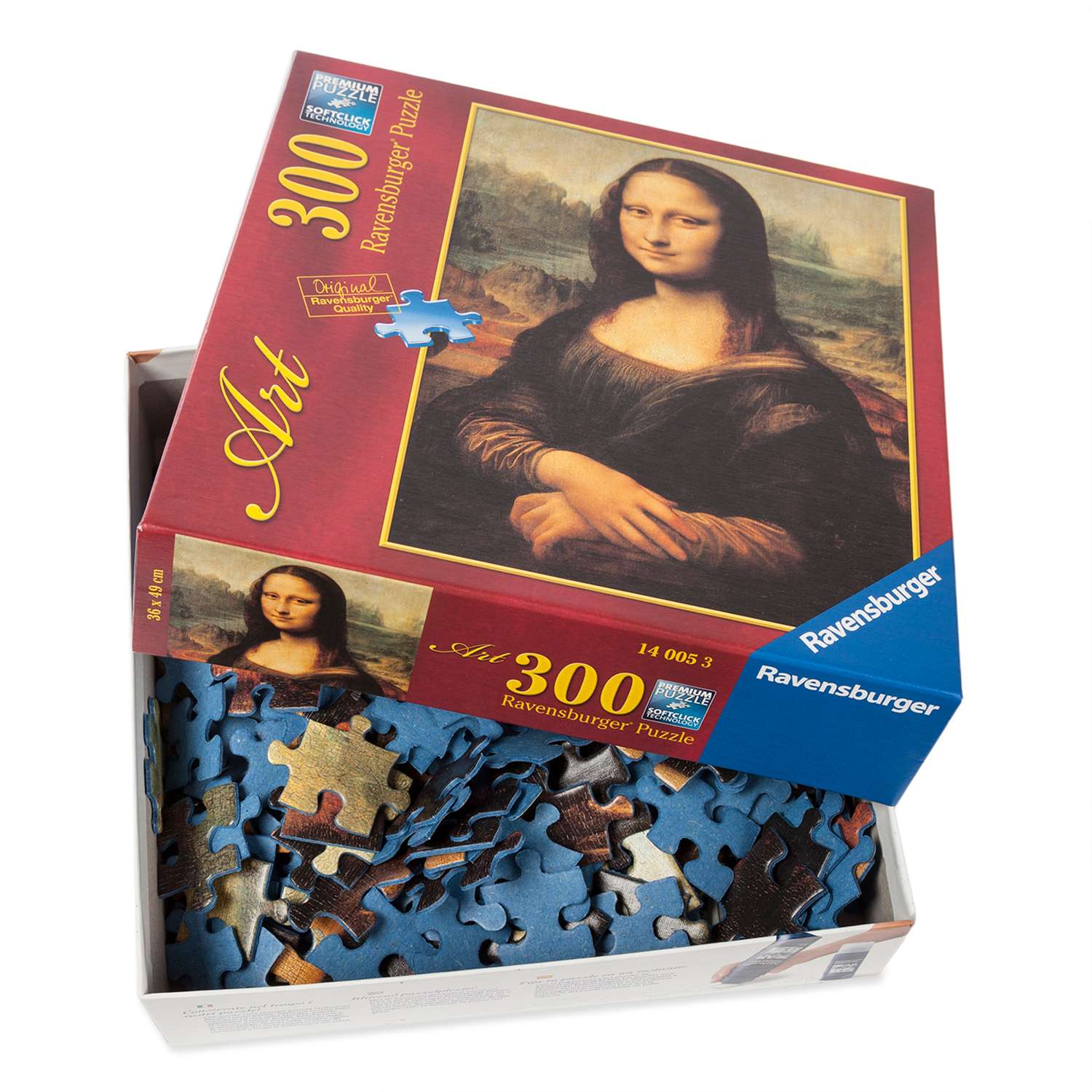 Пазл Ravensburger Леонардо да Винчи. Мона Лиза (14005) 300 элементов - фото 2