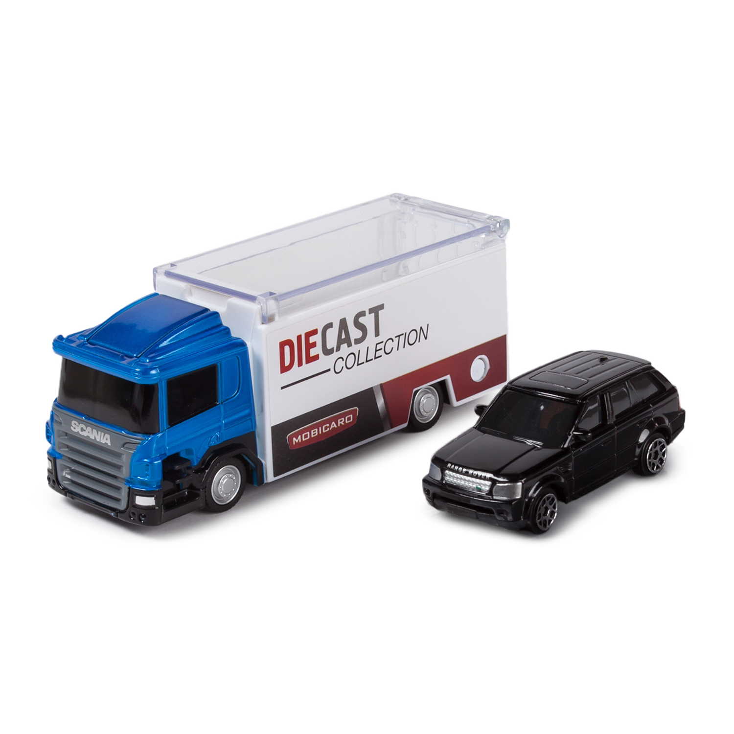 Грузовик Mobicaro Scania 1:64 синий 144102S(C ) - фото 1