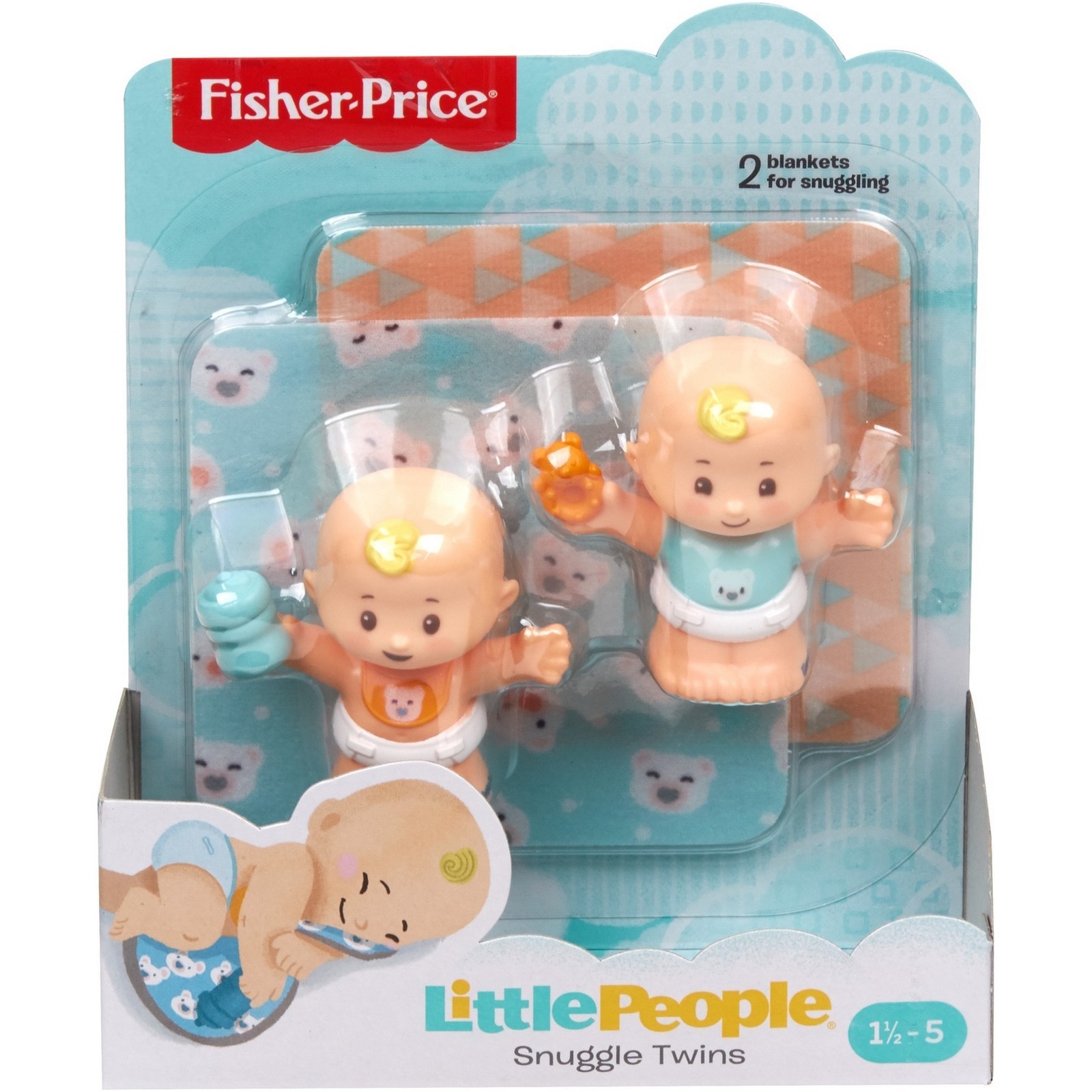 Набор игровой Fisher Price Little People Спящие малыши 1 GKP68 купить по  цене 399 ₽ в интернет-магазине Детский мир