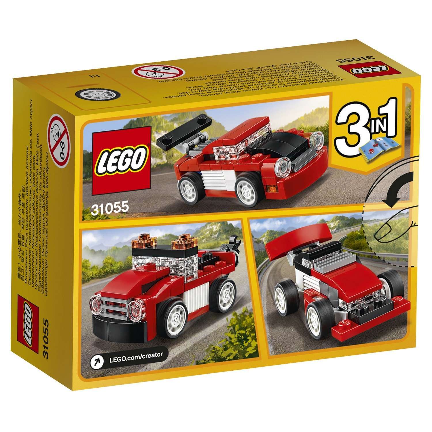Конструктор LEGO Creator Красная гоночная машина (31055) - фото 3