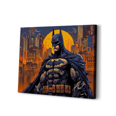 Картина по номерам Art sensation холст на подрамнике 40х50 см Бэтмен