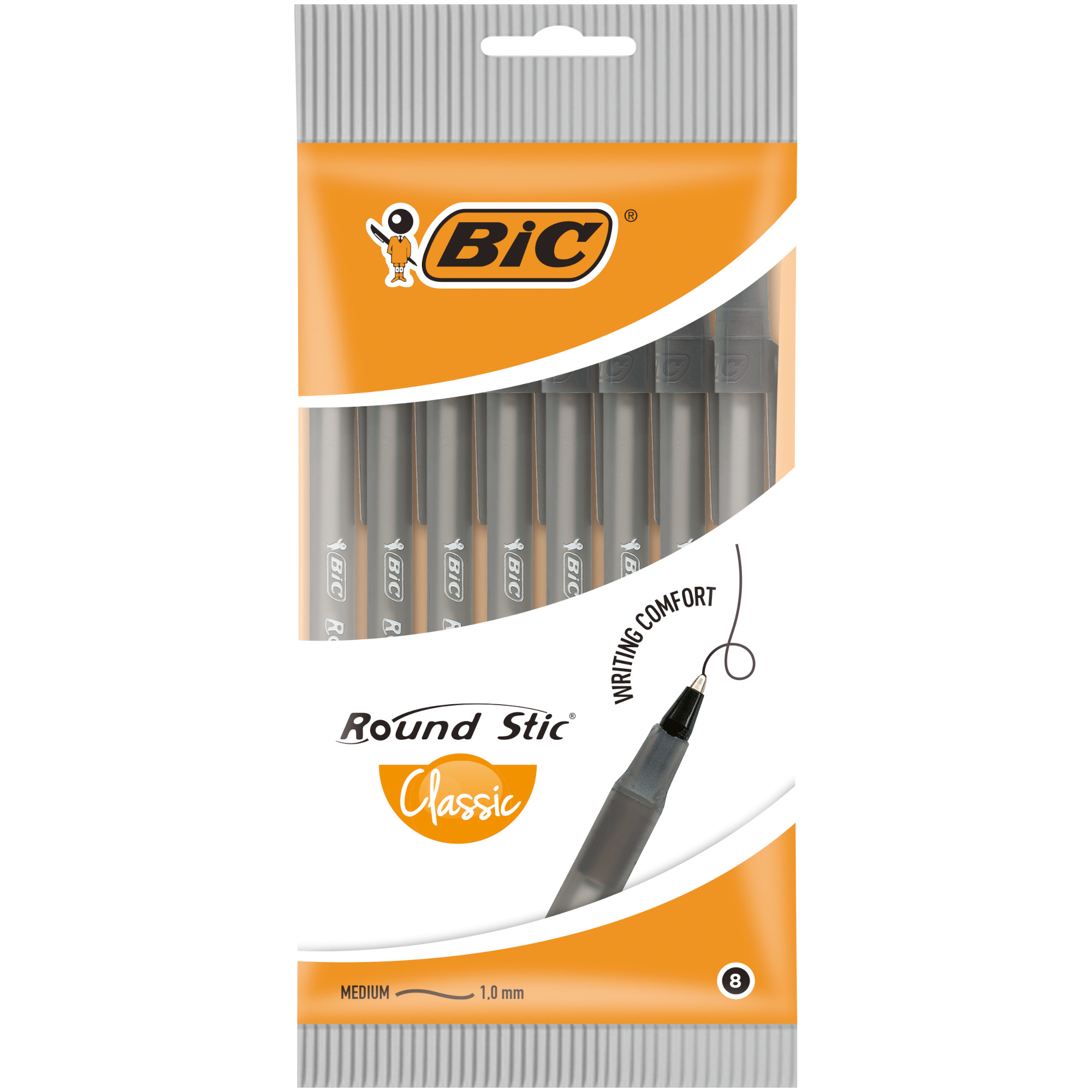 Набор ручек BIC шариковых Round Stick - фото 1