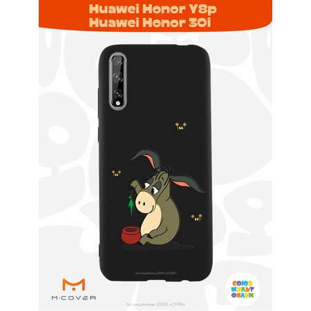 Силиконовый чехол Mcover для смартфона Huawei Y8p Honor 30i Союзмультфильм Грустный Ослик Иа