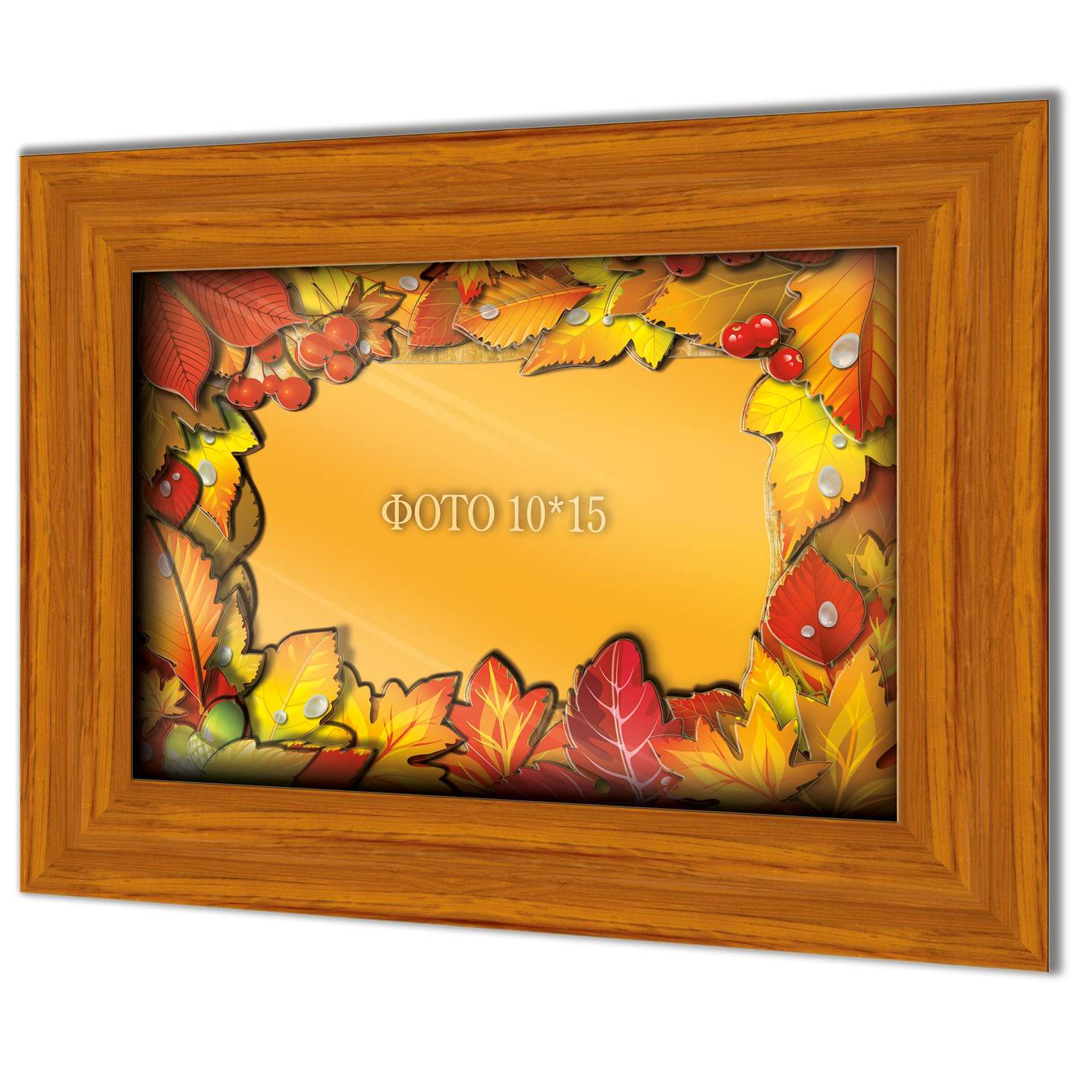 Набор для творчества VIZZLE Объемная фоторамка Осенние листья - фото 1