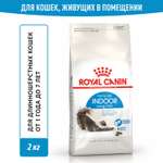 Корм сухой для кошек ROYAL CANIN Indoor Long Hair 2кг домашних длинношерстных