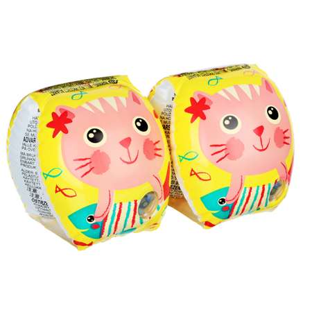 Нарукавники надувные Intex для плавания Happy kitten arn bands