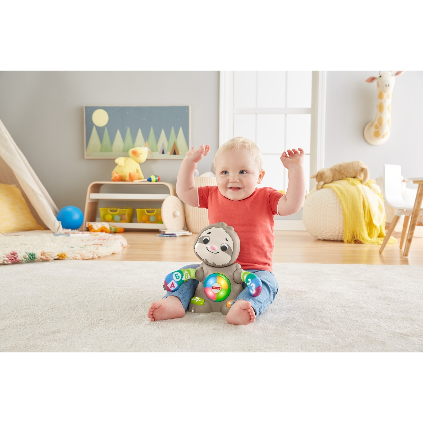 Игрушка Fisher Price Линкималс Танцующий Ленивец музыкальный для малышей развивающая GHY96 - фото 9