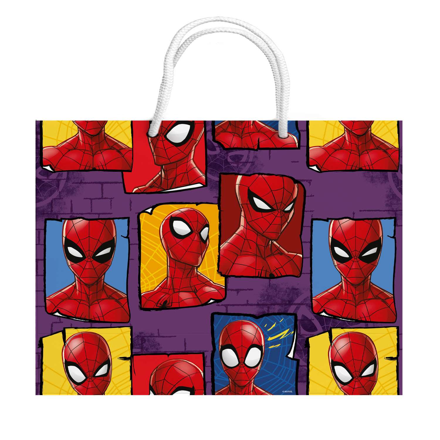 Пакет подарочный ND PLAY Spiderman 40*30*14cм 299874 - фото 1