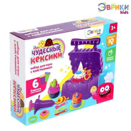 Игровой набор Эврики Чудесные кексики с пластилином