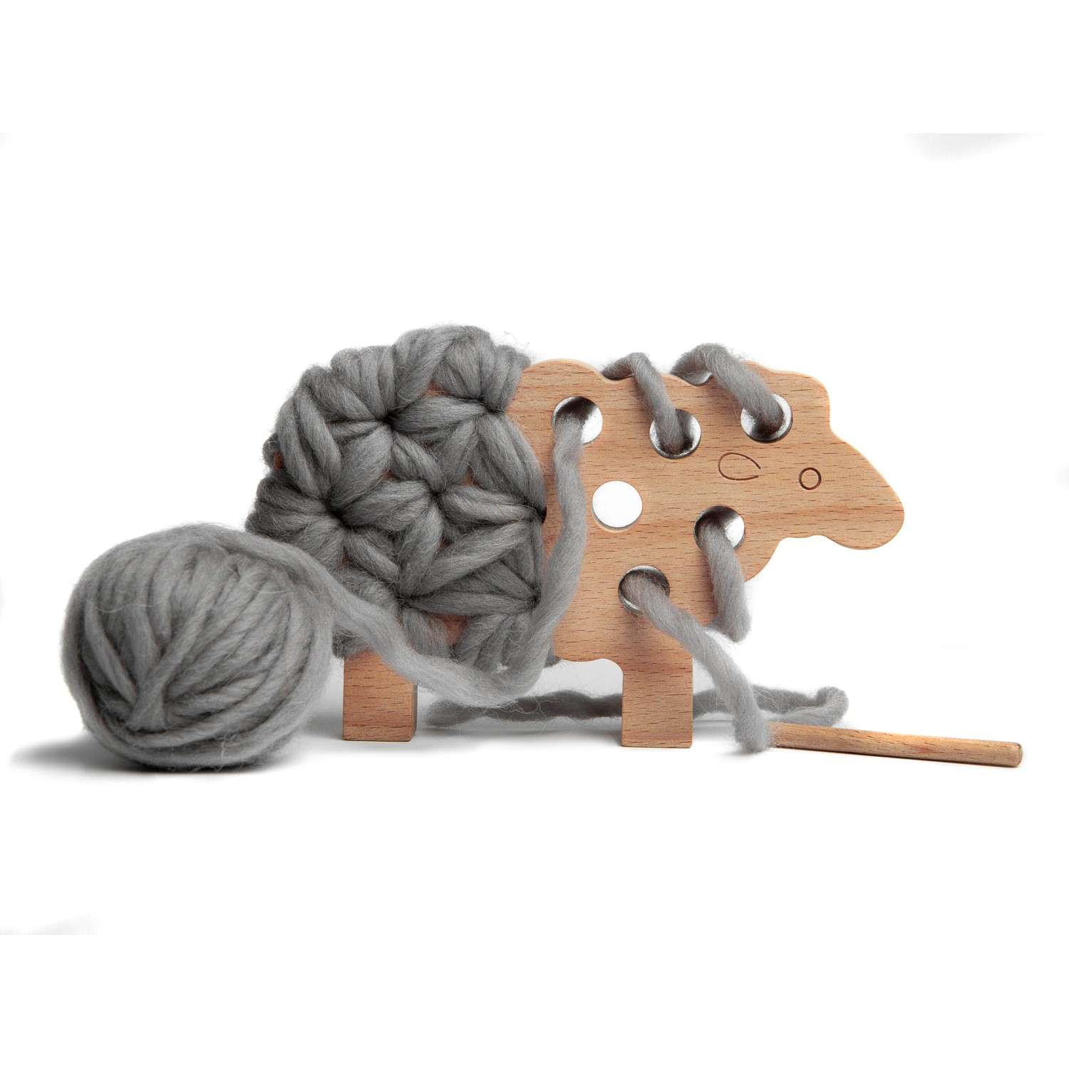 Набор для создания игрушки ToyMo «Наряди овечку» цвет серый - фото 1