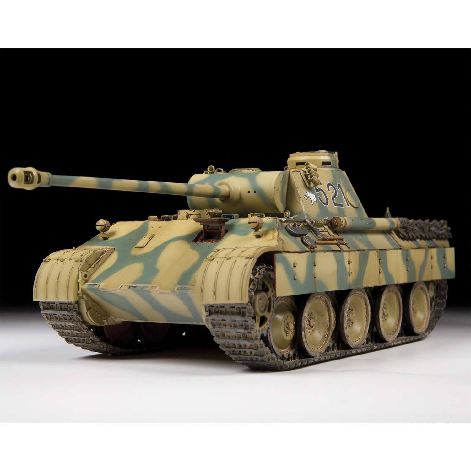 Модель для сборки Звезда Немецкий танк Т-V Пантера 3678 - фото 3
