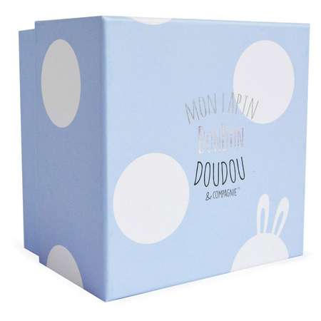 Мягкая игрушка Doudou et compagnie  кролик BonBon розовый 20 см