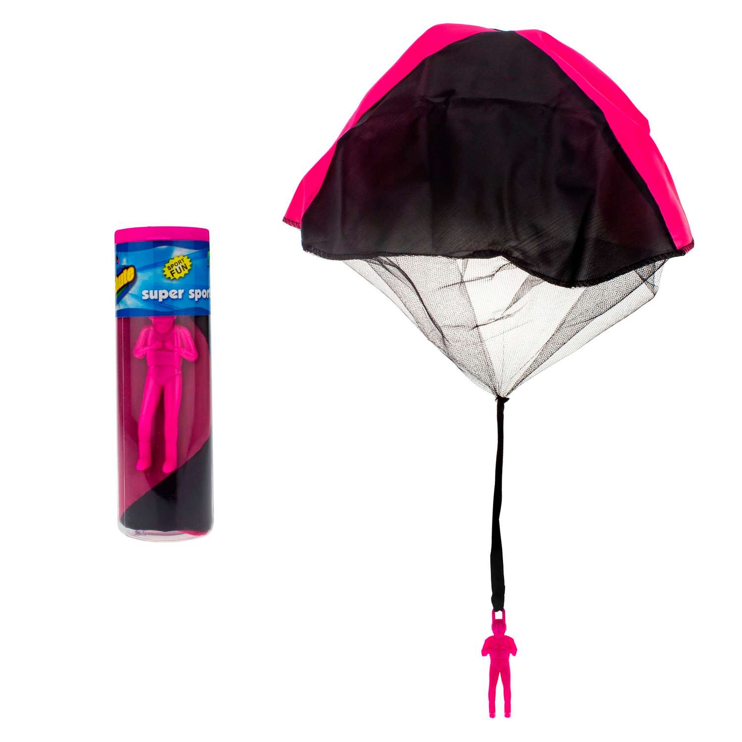 Игровой набор 1TOY парашютист розовый - фото 2
