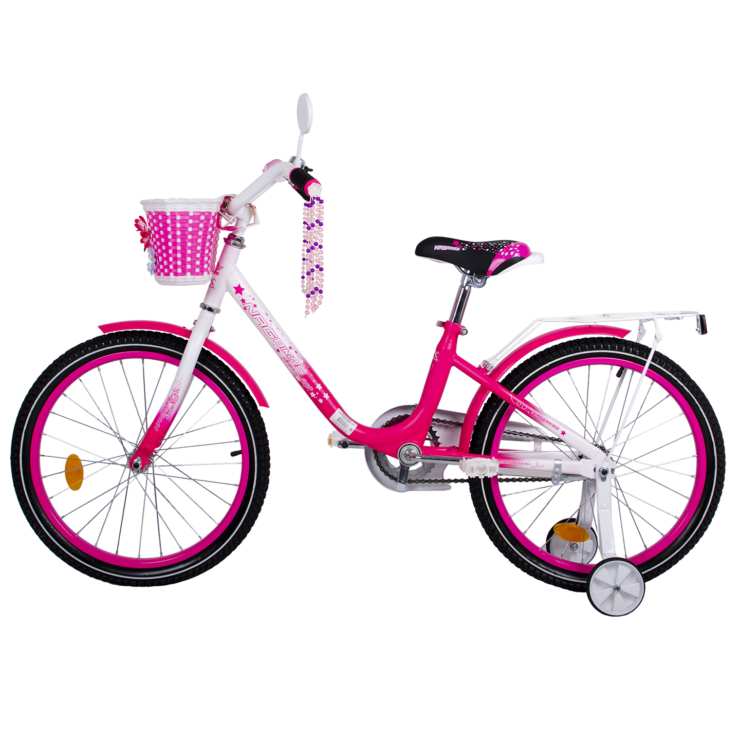 Велосипед NRG BIKES Swan 20 pink-white - фото 9