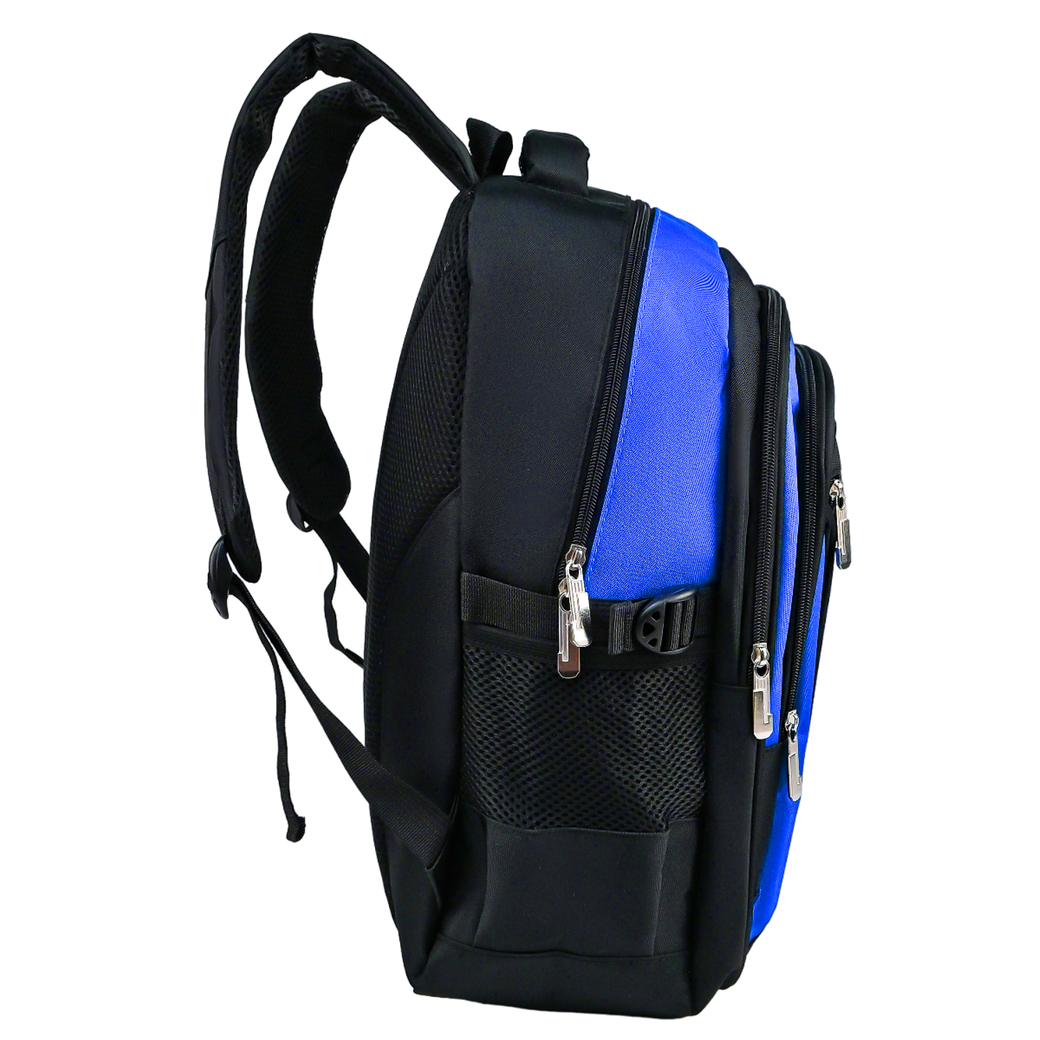Рюкзак школьный Evoline большой черно-голубой EVOS-318