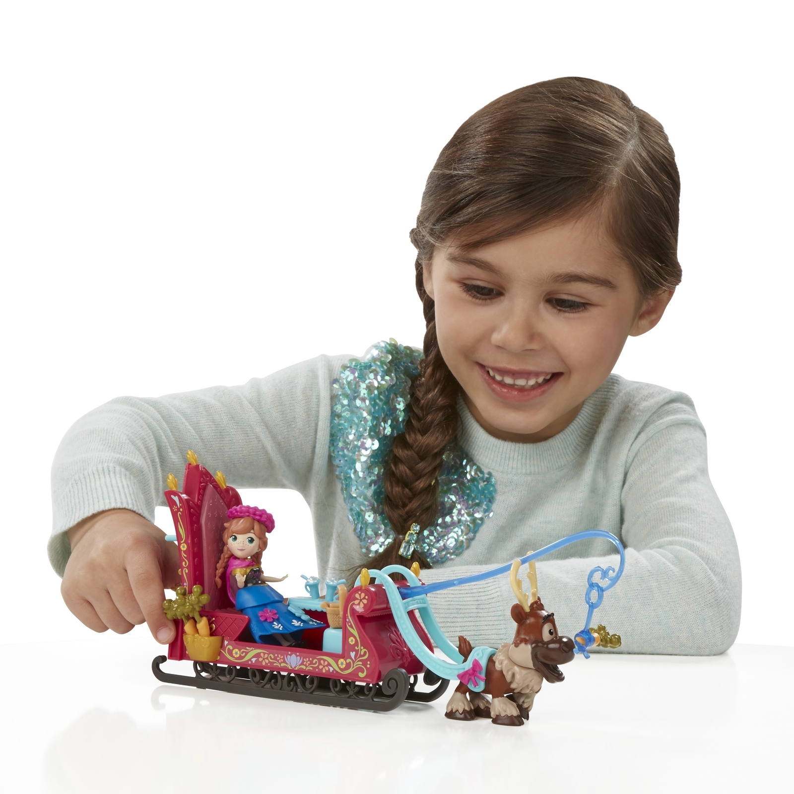 Набор игровой Disney Frozen Холодное Сердце Анна Свен и сани B5194EU4 - фото 10