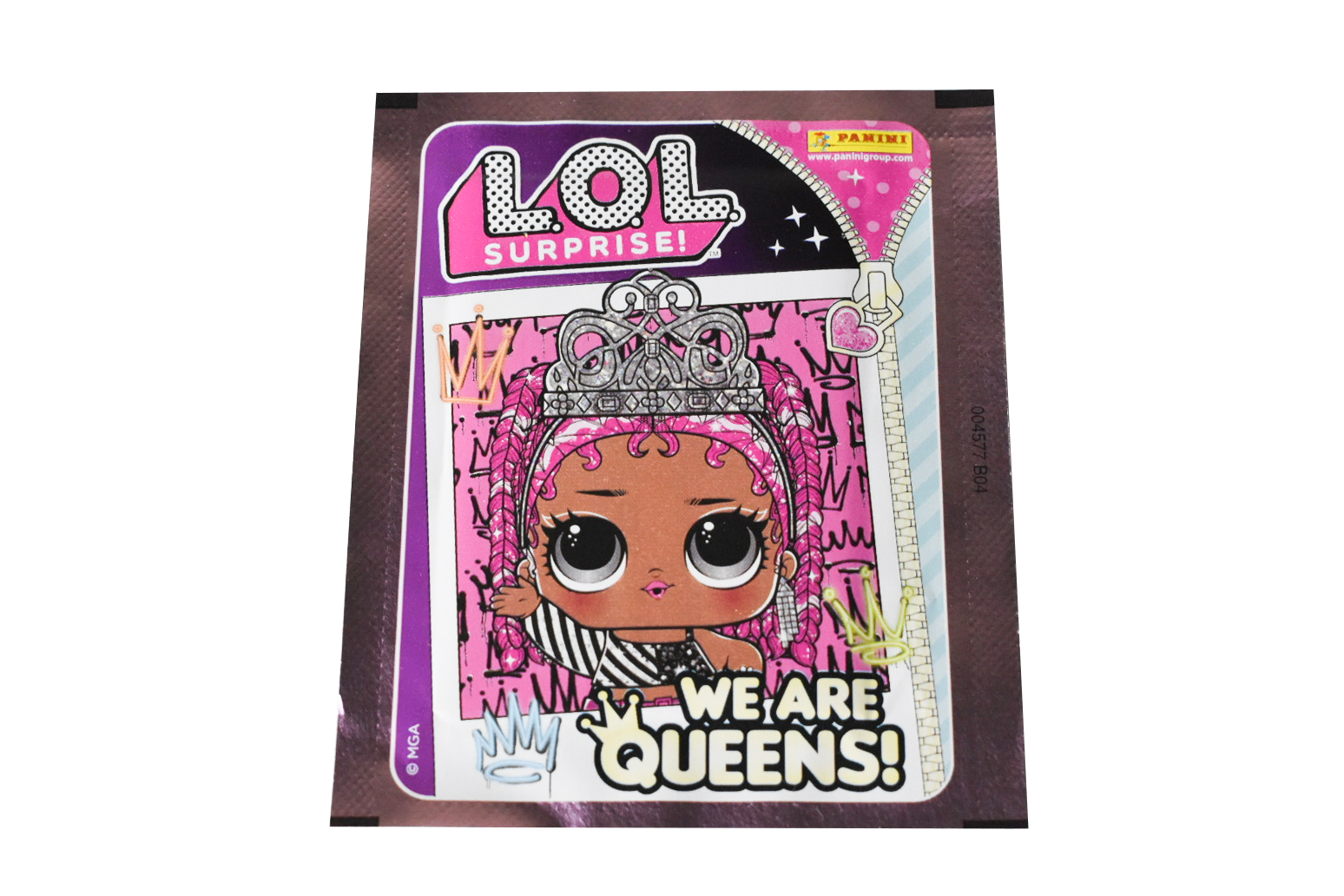 Набор коллекционных наклеек Panini LOL WE ARE ALL QUEENS Мы все королевы 20 пакетиков в экоблистере - фото 5