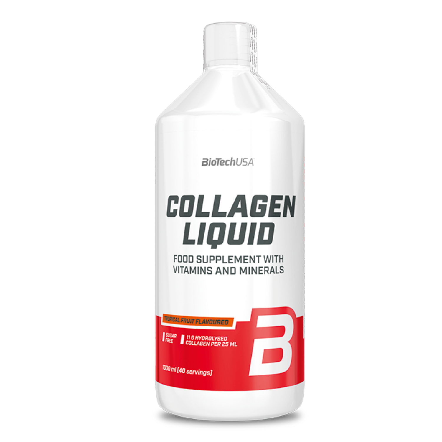 Коллаген жидкий BiotechUSA Collagen Liquid 1000 мл тропические фрукты - фото 1