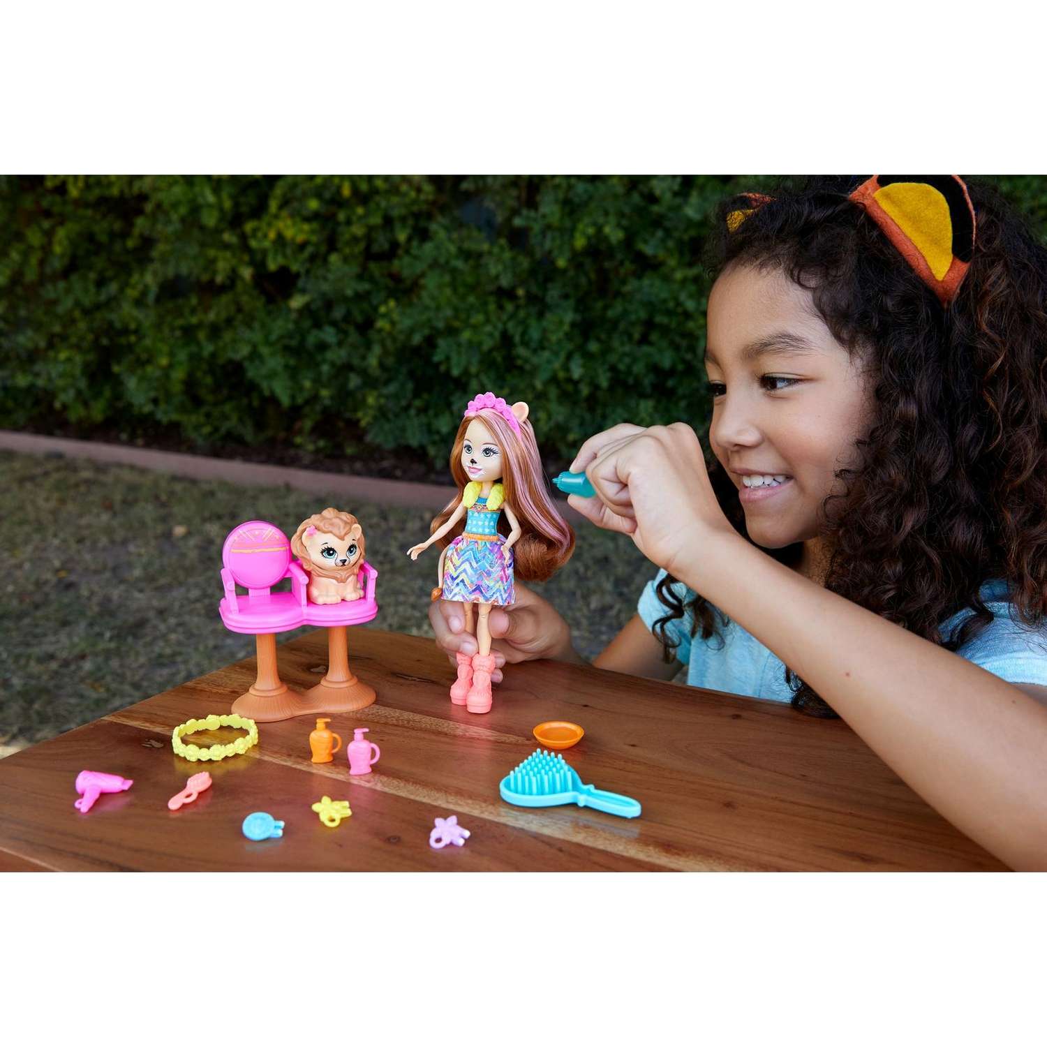 Набор игровой Enchantimals кукла+питомец с аксессуарами Стильный салон GTM29 GJX35 - фото 11